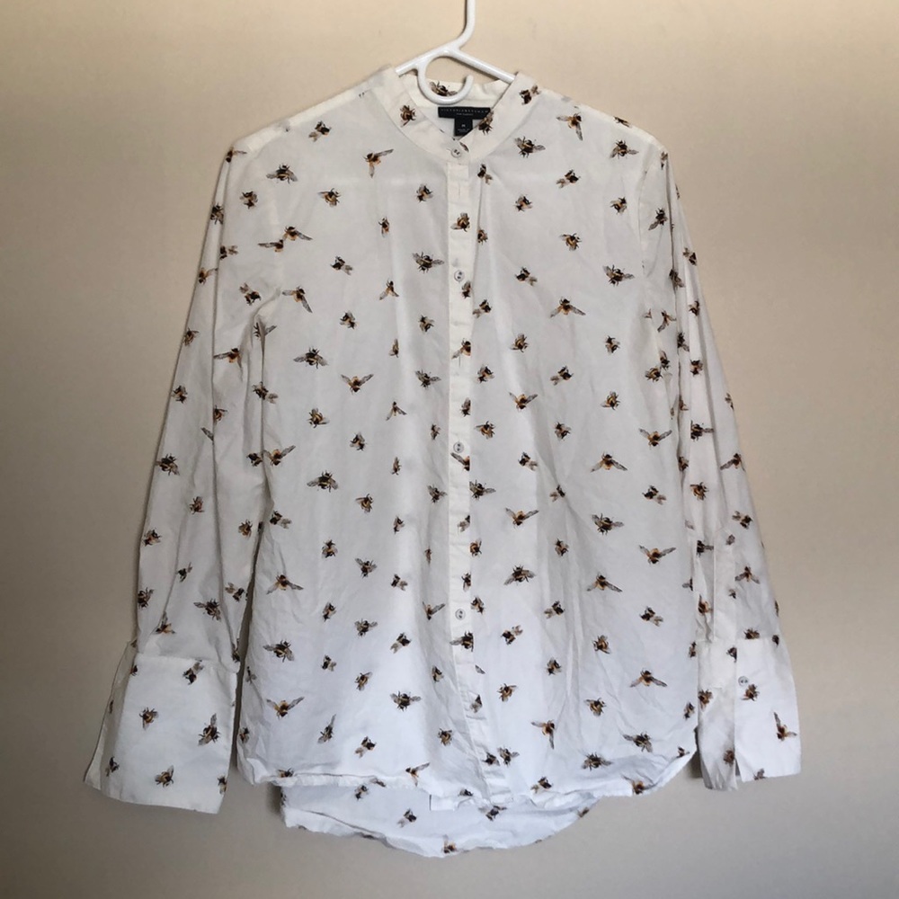 Bee patterned blouse